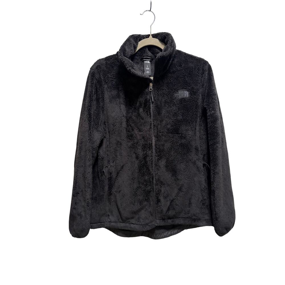 The North Face Sweater Black Osito Deep Pile Fleece Full Zip Jacket Large
